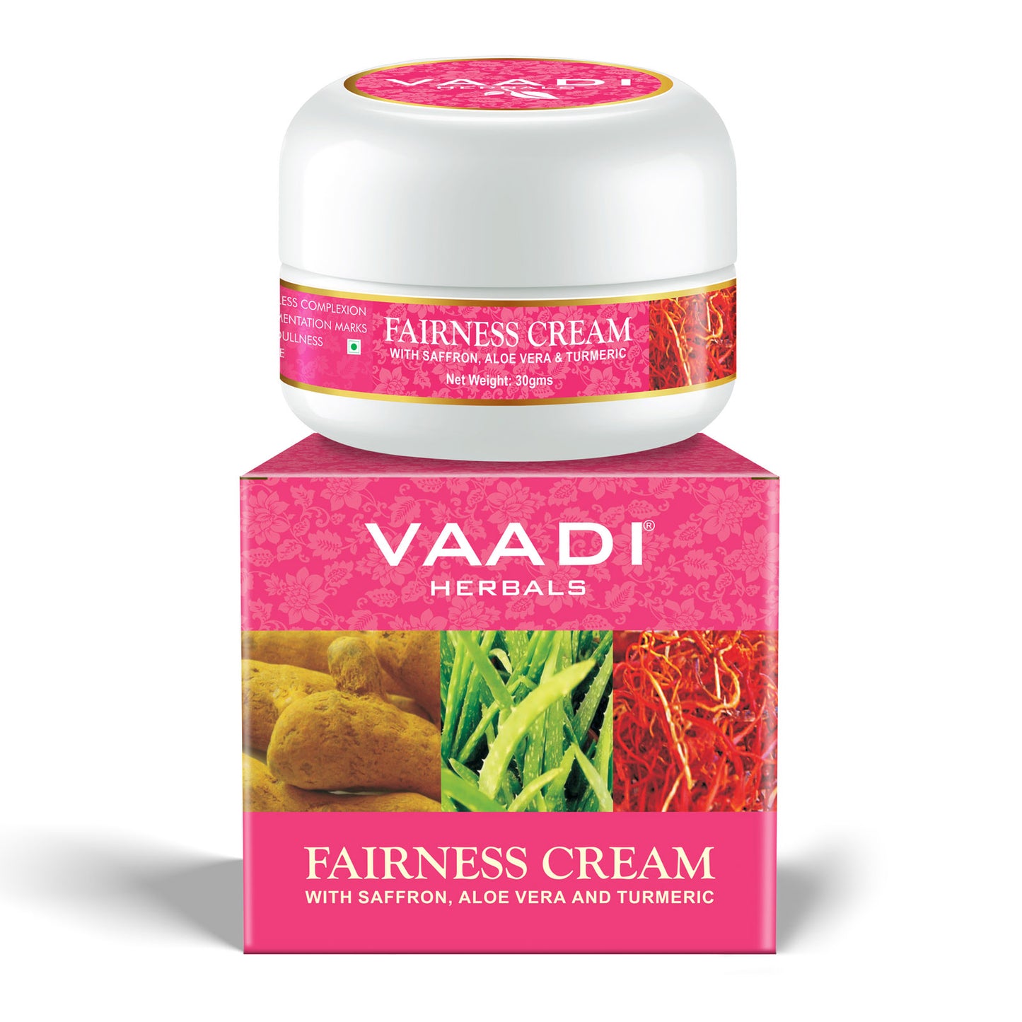 Fairness Cream - Saffron, Aloe Vera & Turmeric Extracts (30 gms)
