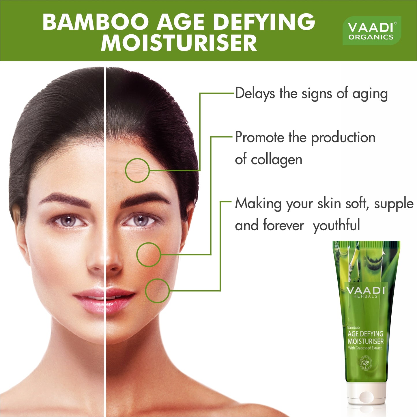 Bamboo Age Defying Moisturizer with Grapeseed Extract (150 ml)