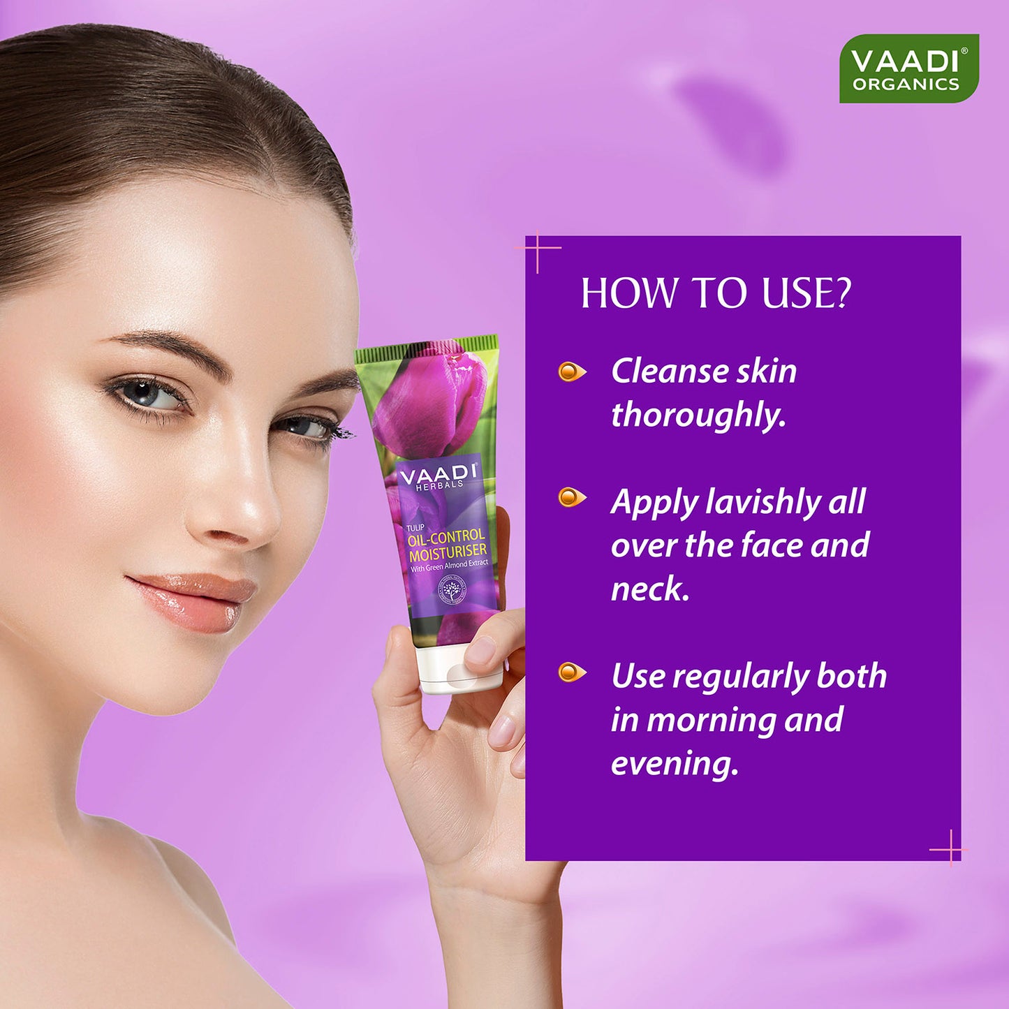 Tulip Oil Control Moisturizer with Green Almonds extract (150 ml)