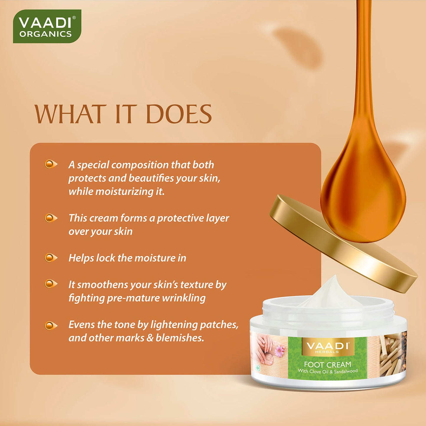 Foot Cream - Clove & Sandal Oil (150 gms)