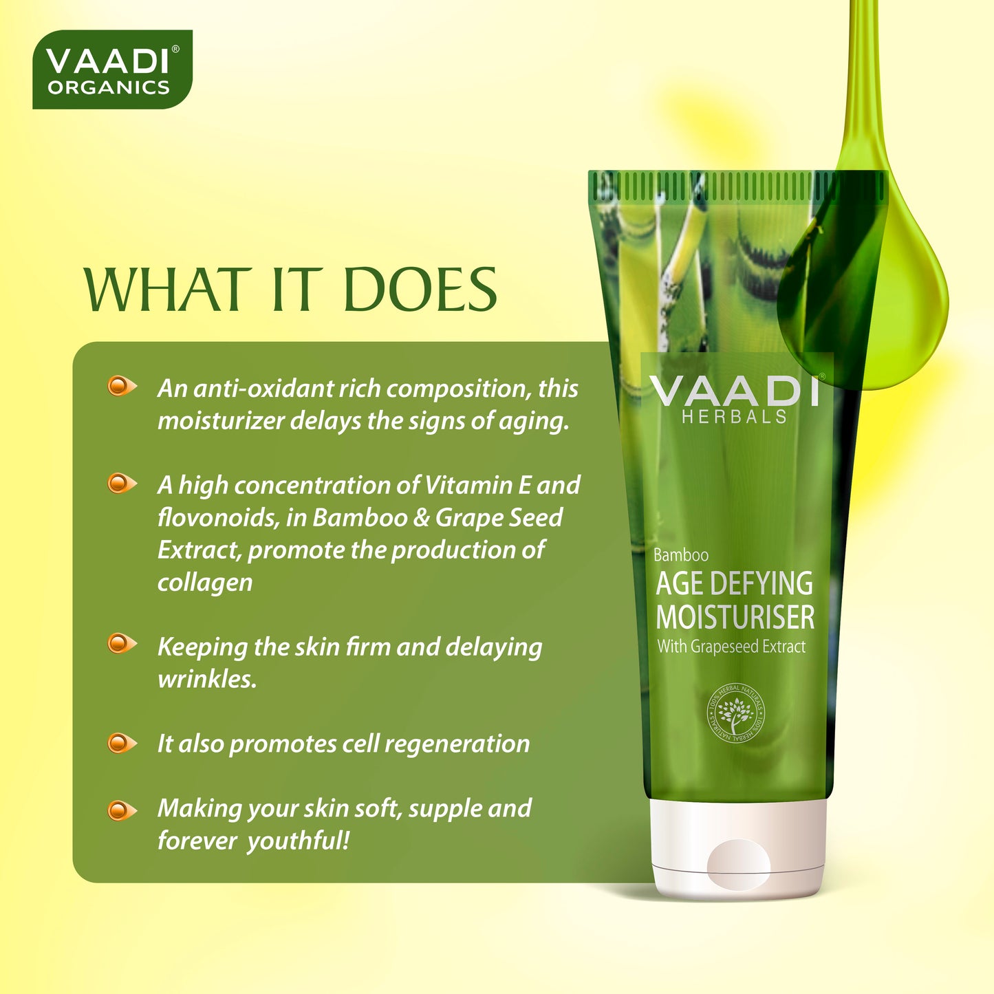 Bamboo Age Defying Moisturizer with Grapeseed Extract (150 ml)