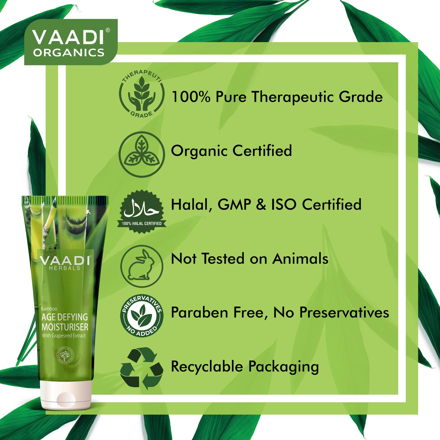 Bamboo Age Defying Moisturizer with Grapeseed Extract (150 ml)