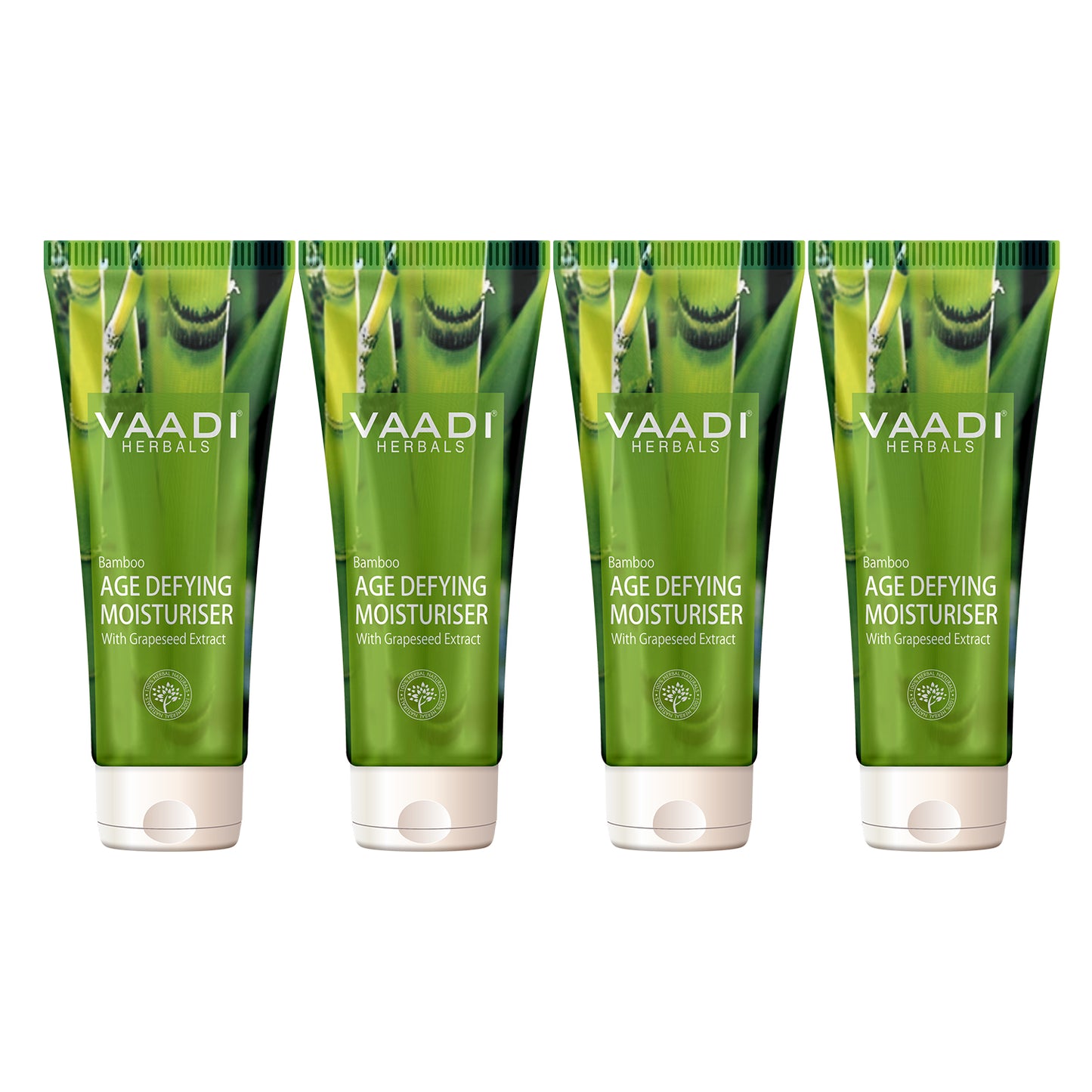 Value Pack of 4 Bamboo Age Defying Moisturizers with Grapeseed Extract (60ml x4)