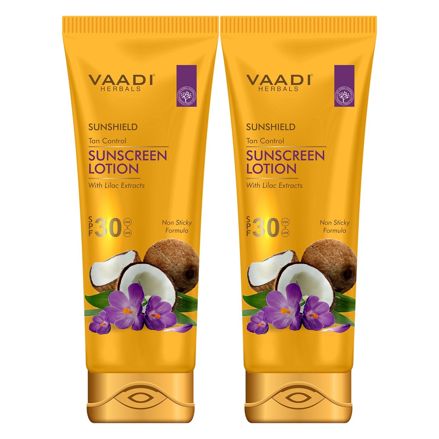 Pack of 2 Sunscreen Lotion SPF-30 with Lilac Extract (110 ml x 2)