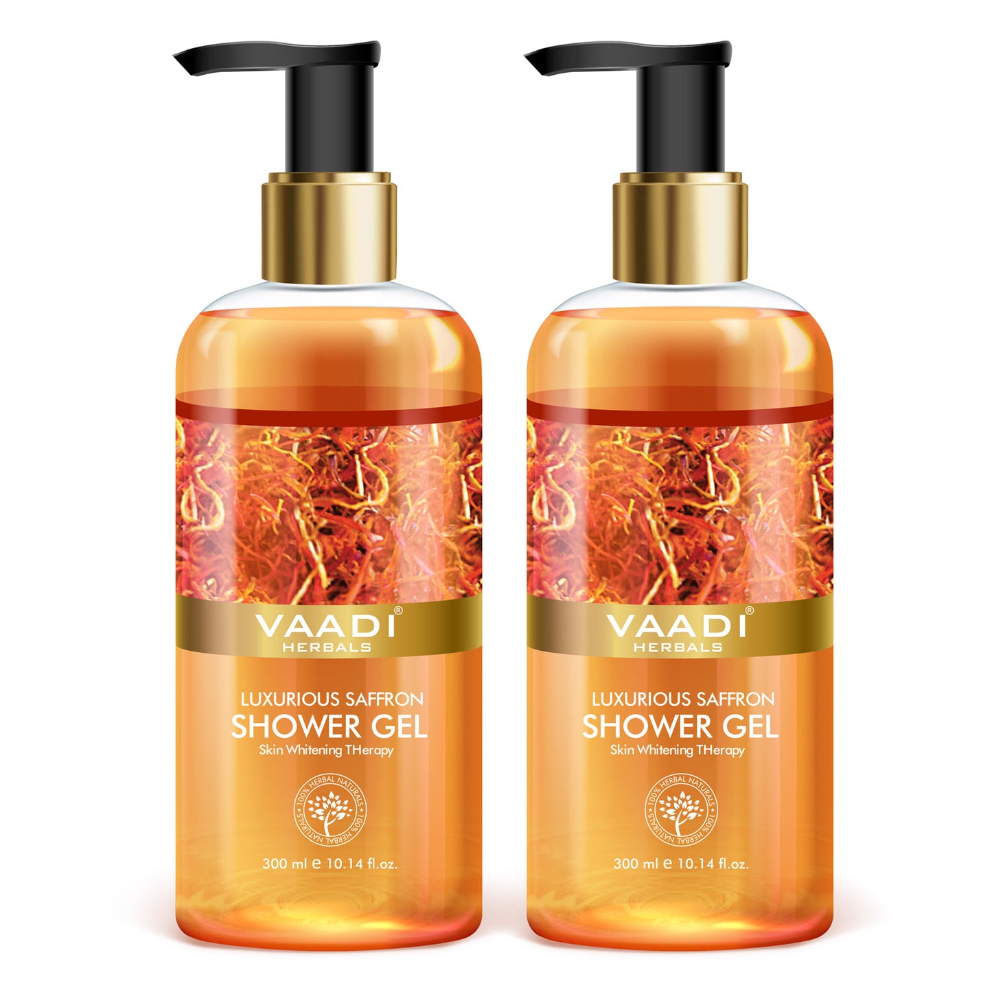 Pack of 2 Luxurious Saffron Shower Gel (300 ml x 2)