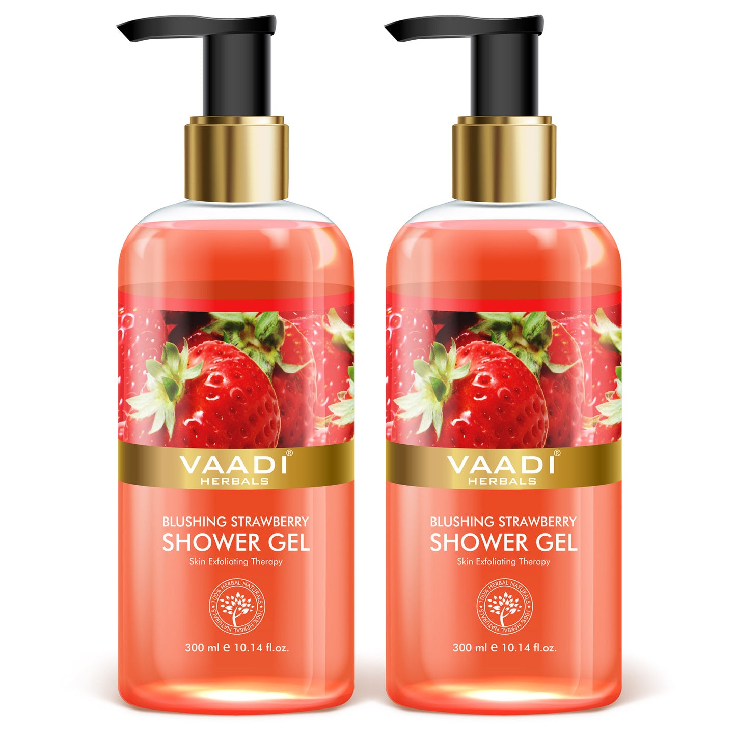Pack of 2 Blushing Strawberry Shower Gel (300 ml x 2)