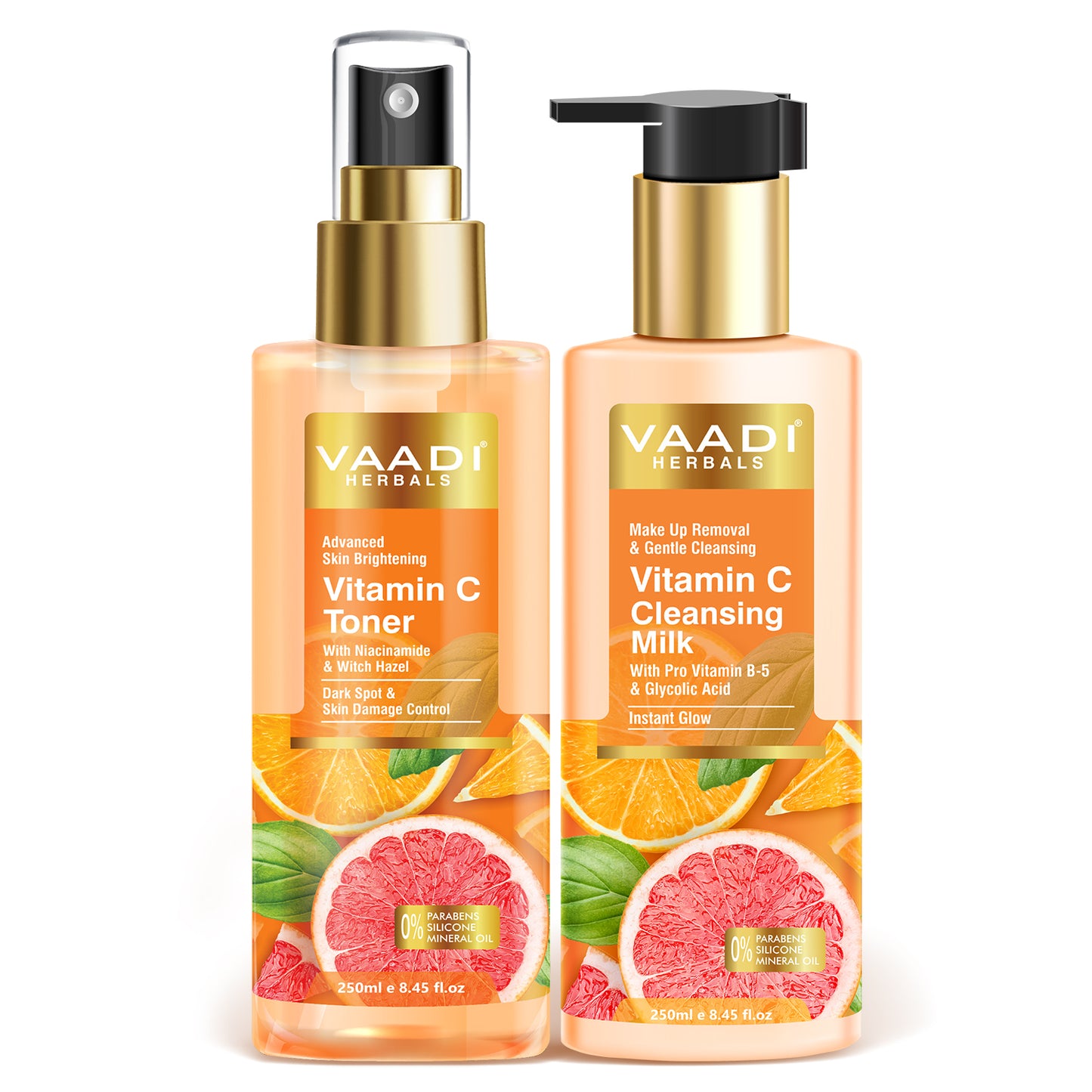 Vitamin C Cleansing Milk With Toner (250 ml X 2)