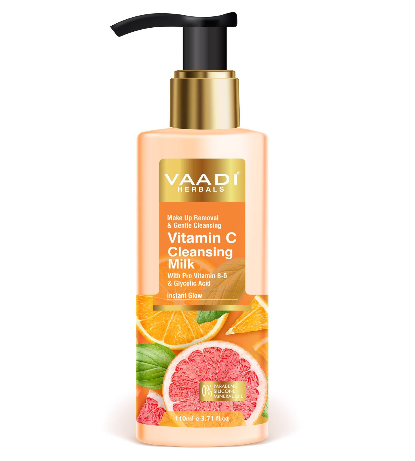 Vitamin C Cleansing Milk with Pro Vitamin B-5 & Glycolic Acid (110 ml)