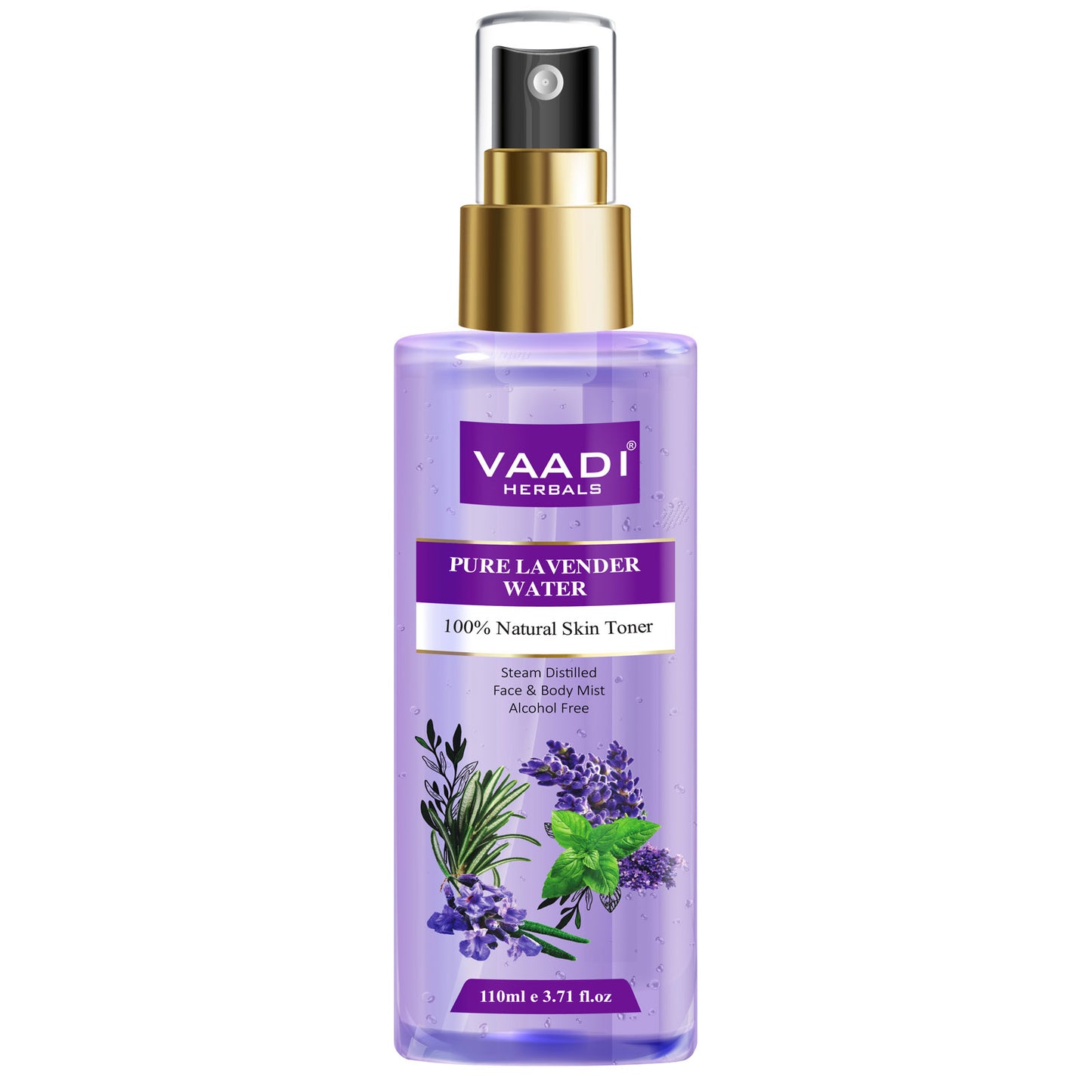 Pack of 2 - Rose Water & Lavender Water - 100% Natural & Pure (250 ml x 2)