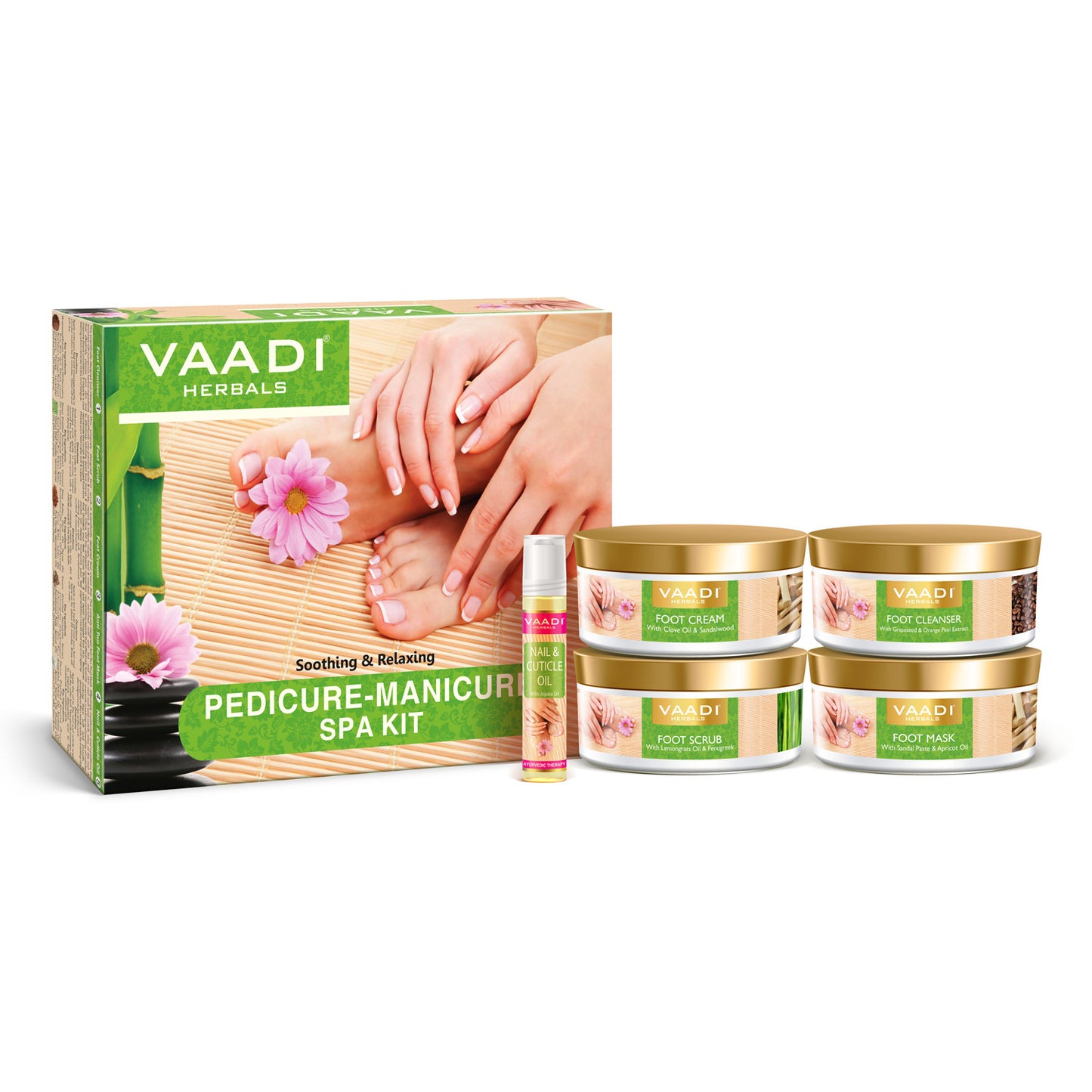 Pedicure Manicure Spa Kit - Soothing & Refreshing (640 gms)