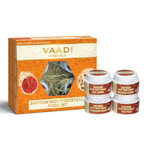 Saffron Skin-Whitening Facial Kit With Sandalwood Extract (70 gms)