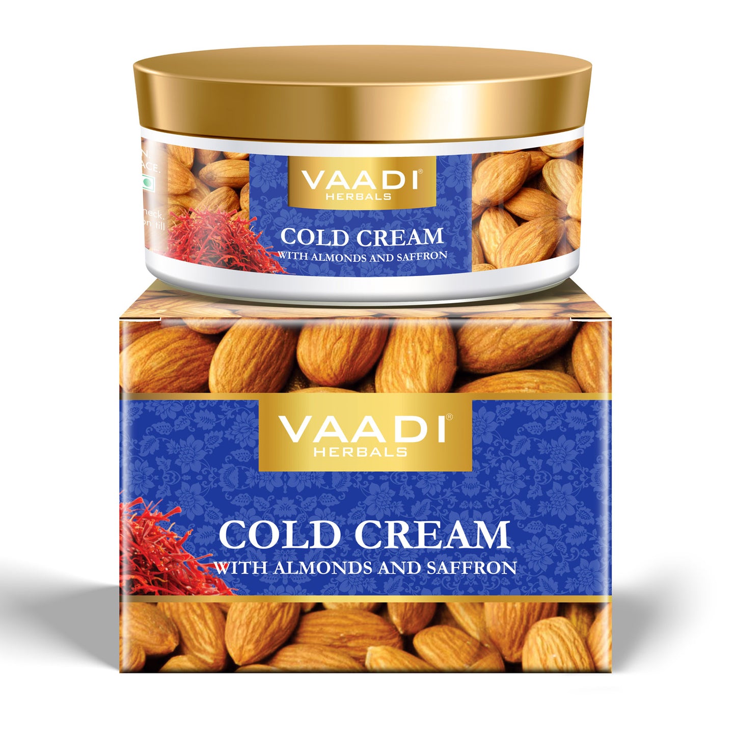 Cold Cream with Almond Oil, Aloe Vera & Saffron (150 gms)