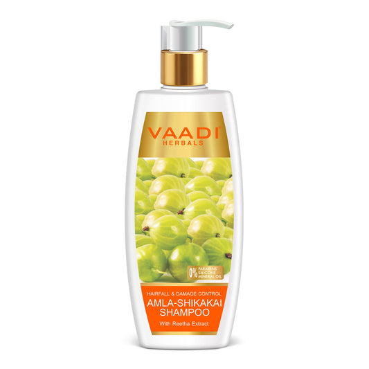 Amla Shikakai Shampoo - Hairfall & Damage Control (350 ml)