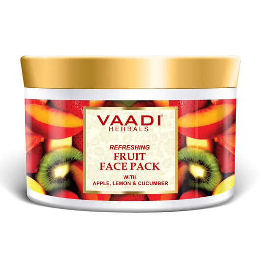 Refreshing Fruit Face Pack With Apple Lemon & Cucumber (600 gms)