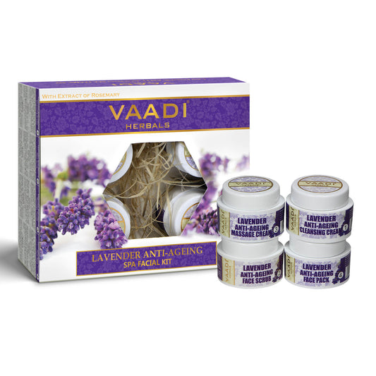 Lavender Anti-Ageing SPA Facial Kit with Rosemary Extract (70 gms)