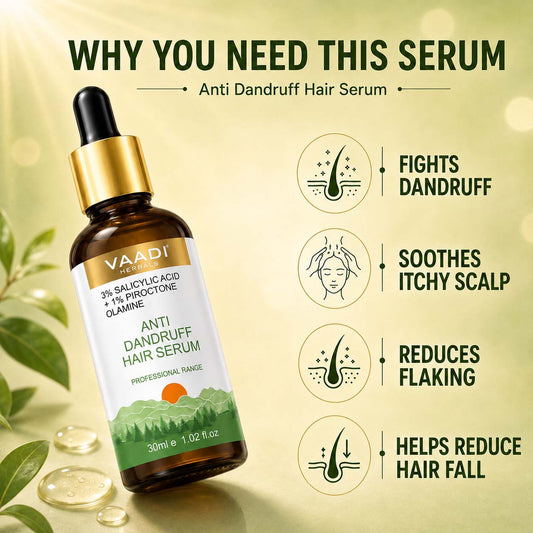 3% SALICYLIC ACID + 1% PIROCTONE OLAMINE ANTI DANDRUFF HAIR SERUM (30 ml)