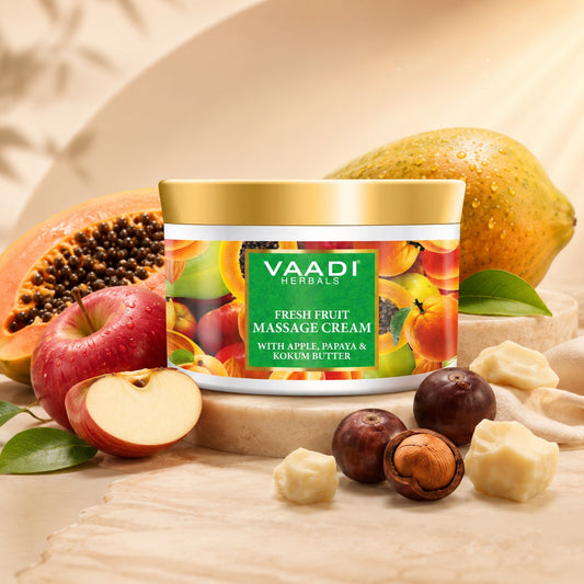 Fresh Fruit Massage Cream With Apple Papaya & Kukum Butter (500 gms)