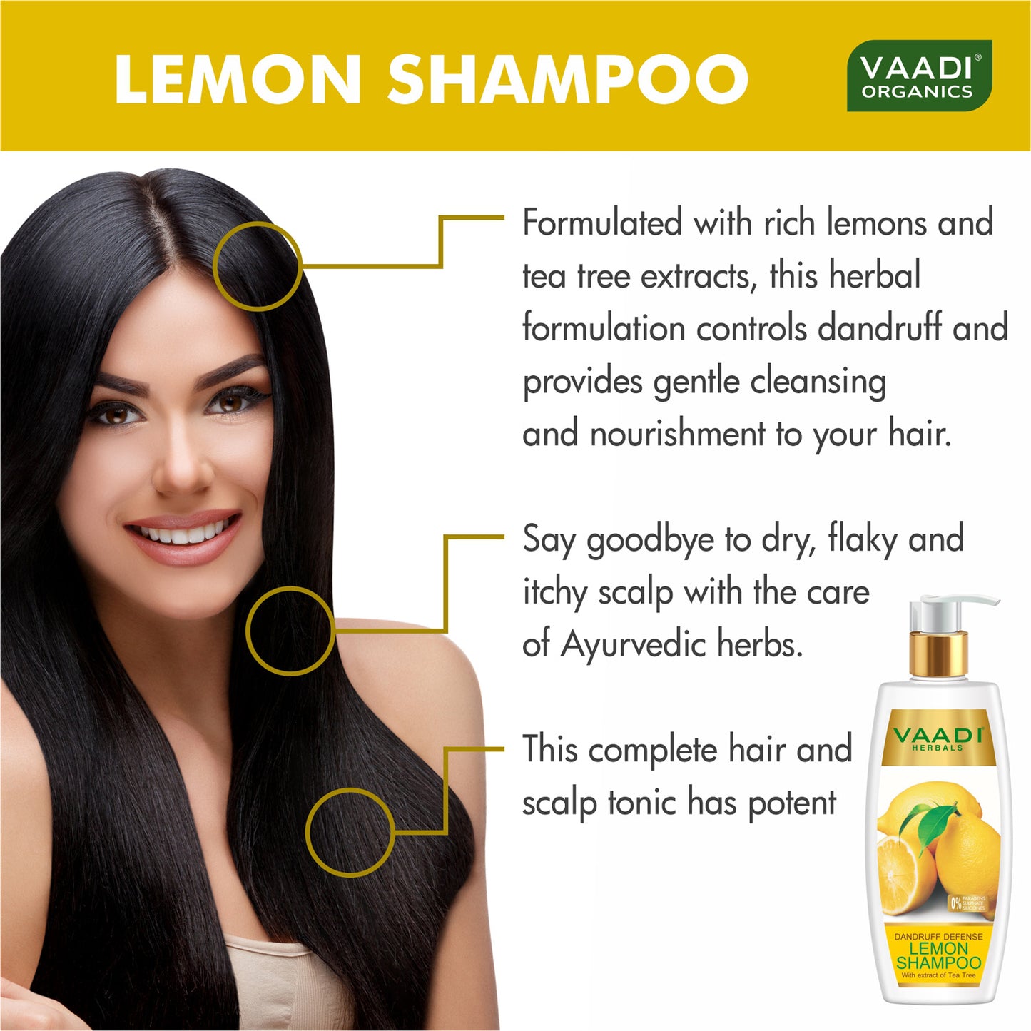 Dandruff Defense Lemon Shampoo with Corn Rose Conditioner ( 350 ml x 2)