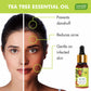 Tea Tree Essential Oil - Reduces Acne, Prevents Dandruff & Hairfall (10 ml)