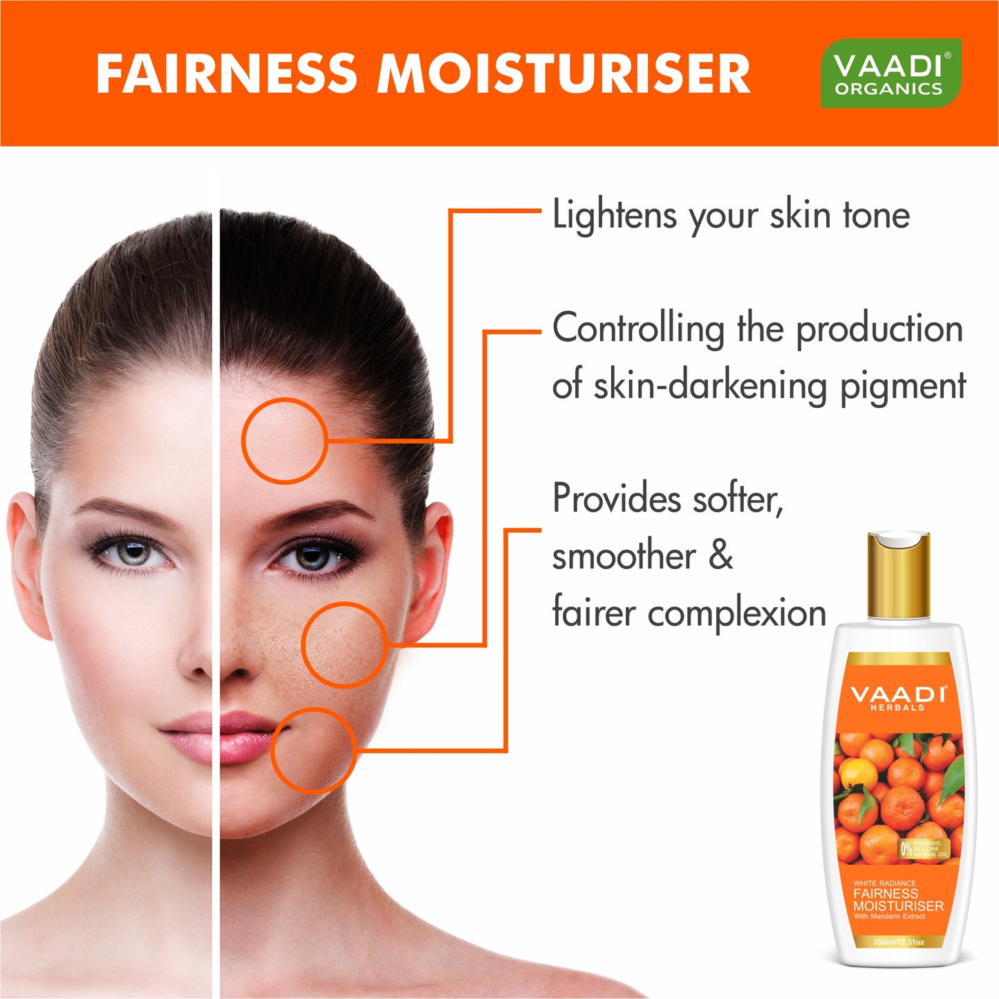 Fairness Moisturiser With Mandarin Extract (350 ml)