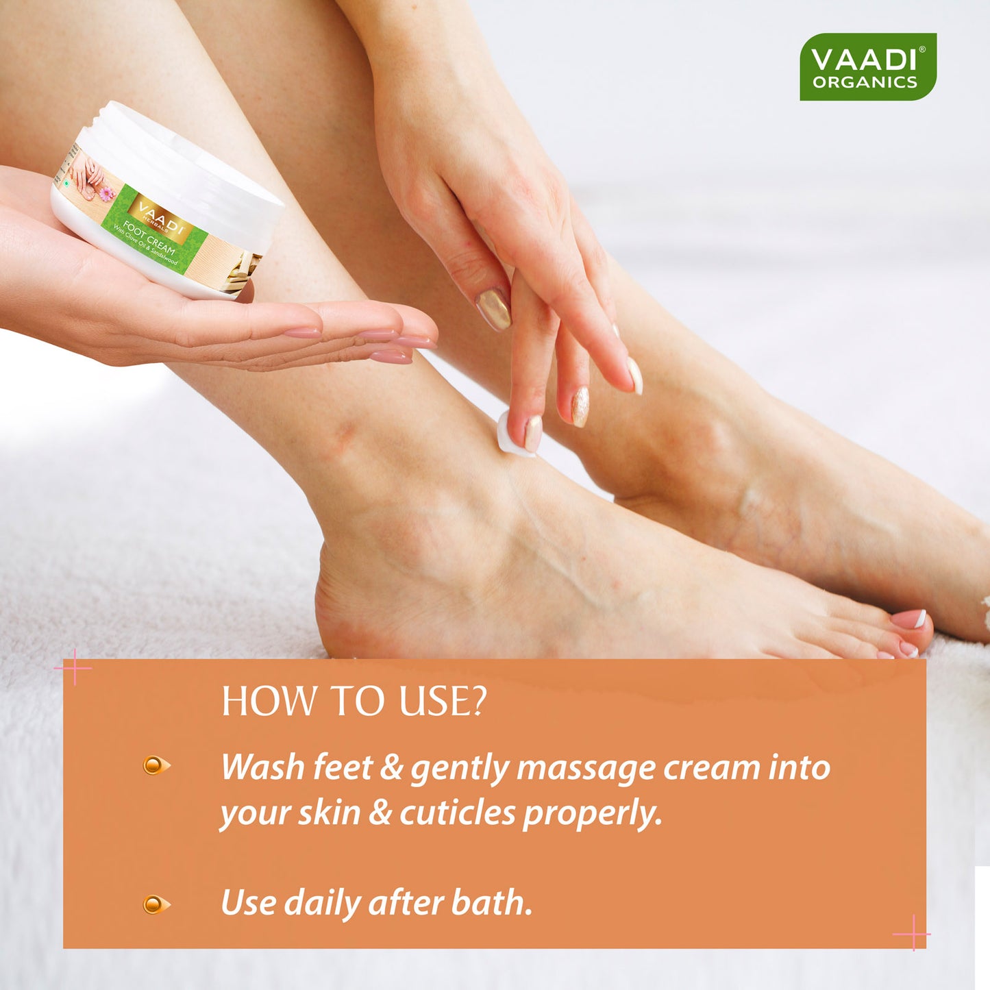 Pack of 4 Foot Cream - Clove & Sandal Oil (30 gms x 4)