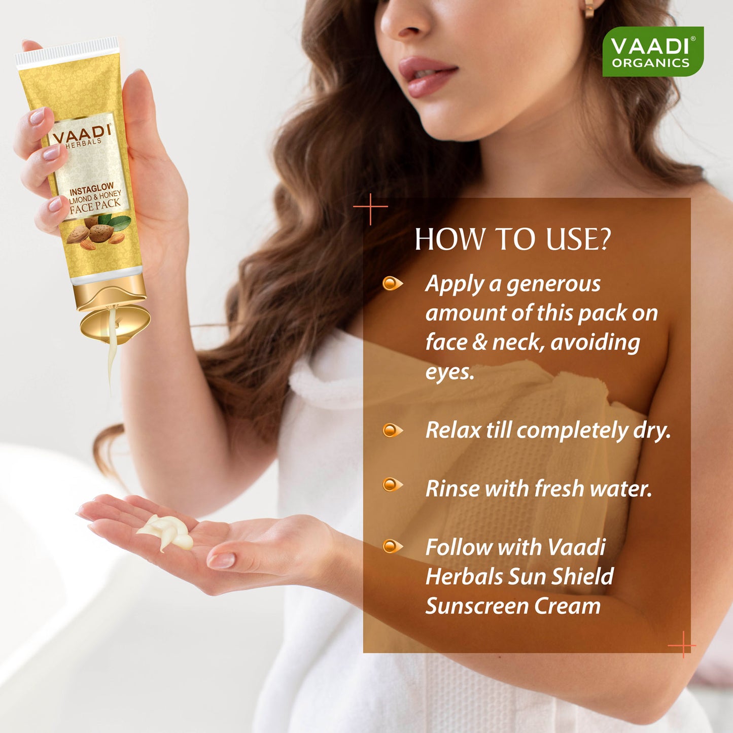 Instaglow Almond & Honey Face Pack (120 gms)