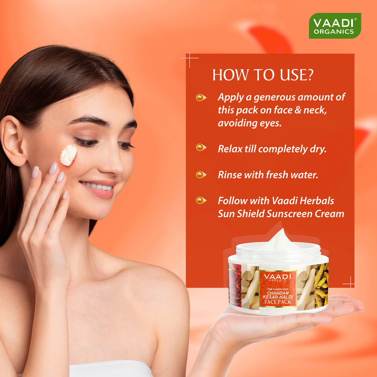 Haldi Pack Chandan Kesar Haldi Face Pack (600 gms) – Vaadi Organics Nepal