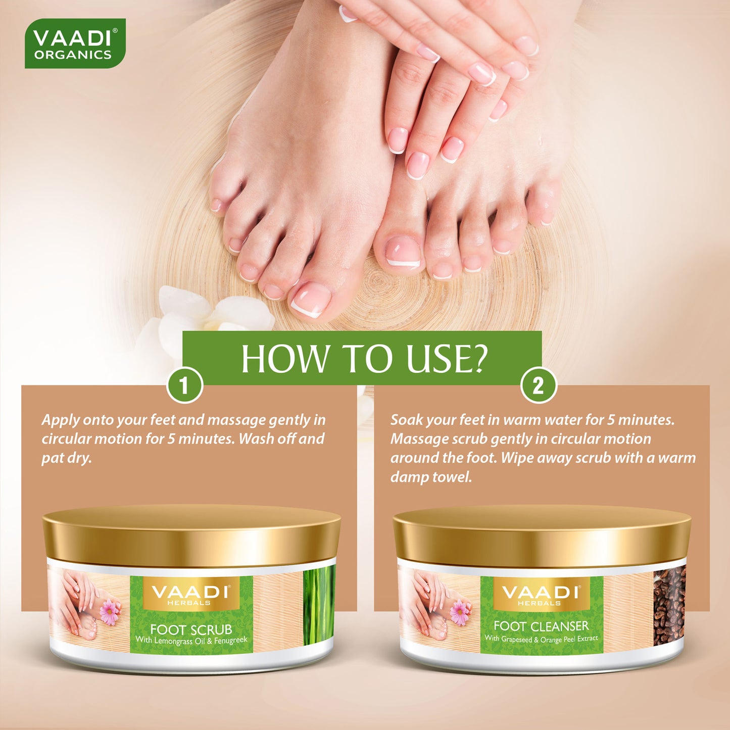 Pedicure Manicure Spa Kit - Soothing & Refreshing (640 gms)