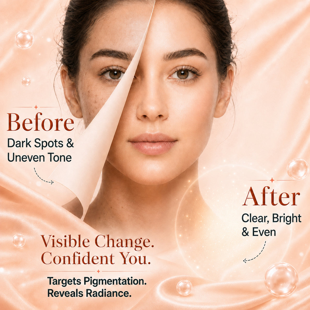 3%Tranexamic and 10% Azelaic Acid Anti Pigmentation Serum with 5% Niacinamide| Brighter Complexion| Reduces Dark Spots| Soothes Inflammation|Fades Hyper pigmentation| For All Skin Types| 30ml