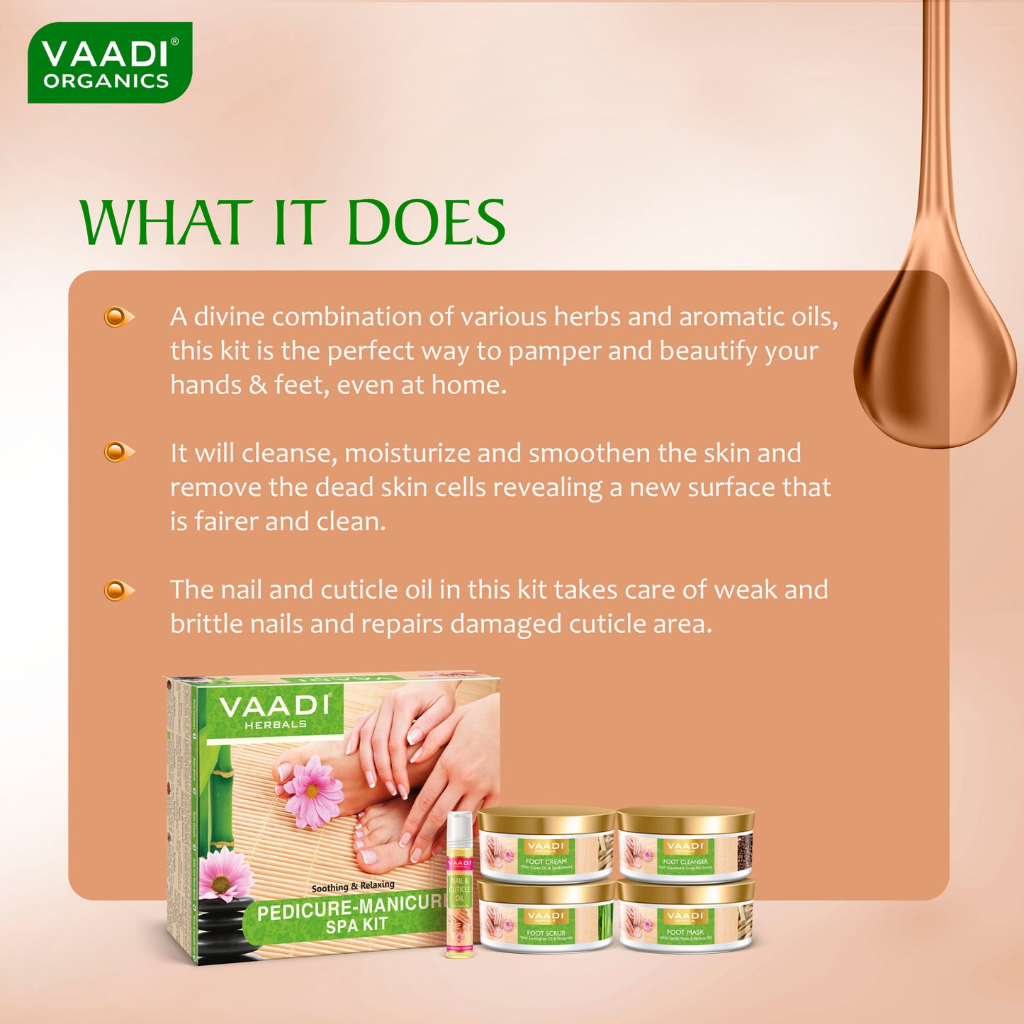 Pedicure Manicure Spa Kit - Soothing & Refreshing (640 gms)