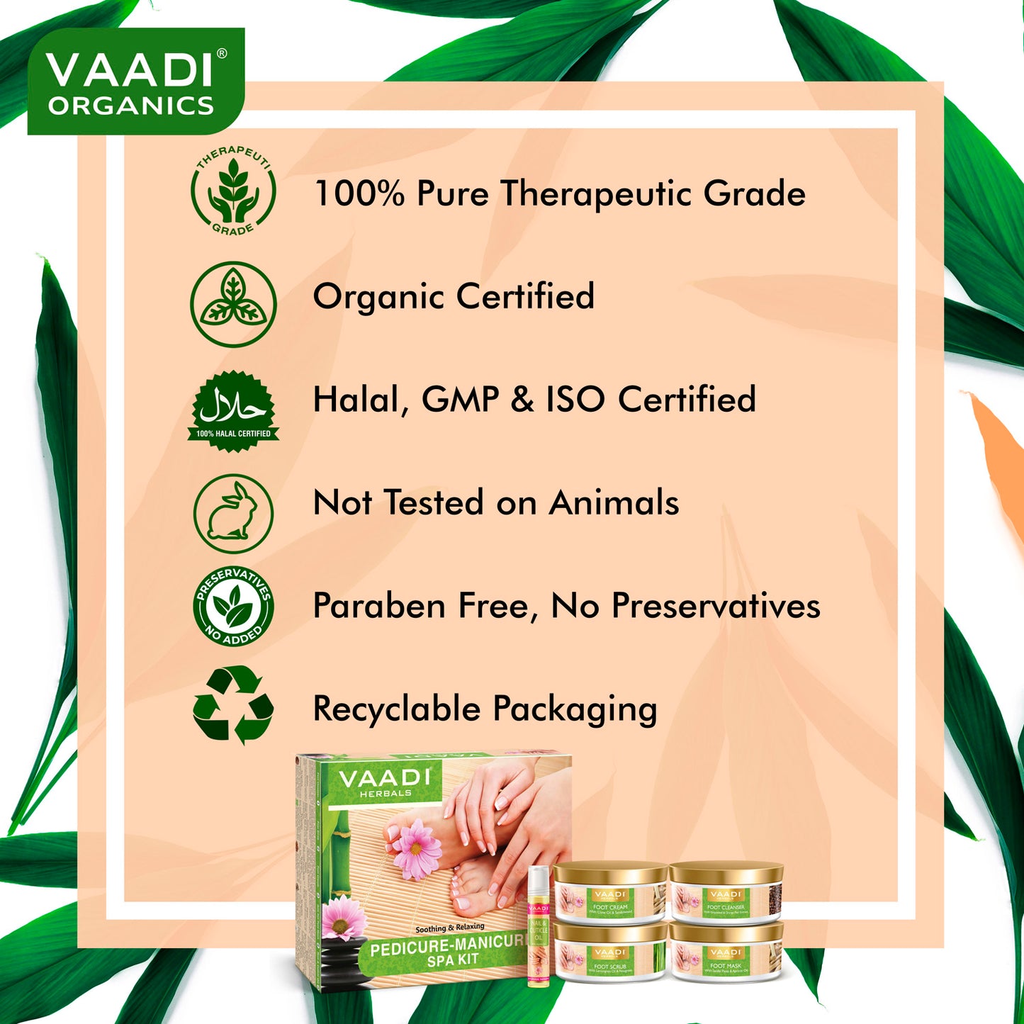 Pedicure Manicure Spa Kit - Soothing & Refreshing (640 gms)
