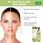2% Salicylic Acid Face Wash with AHA, Niacinamide| For Oily Skin|Acne Control|Reduces pimples and breakouts| No Parabens, Mineral, Silicone|Face Wash for Women & Men (110 ml)