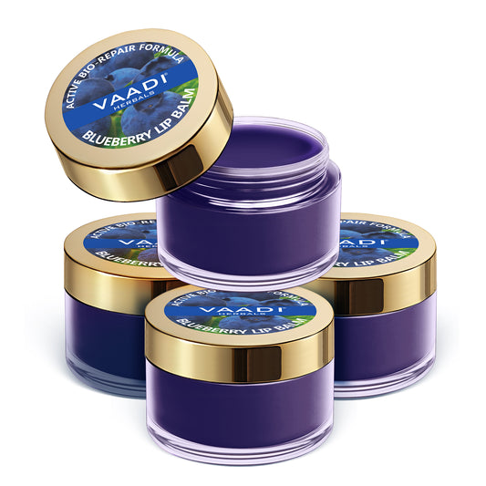 Pack of 4 Lip Balm - Blueberry (6 gms x 4)