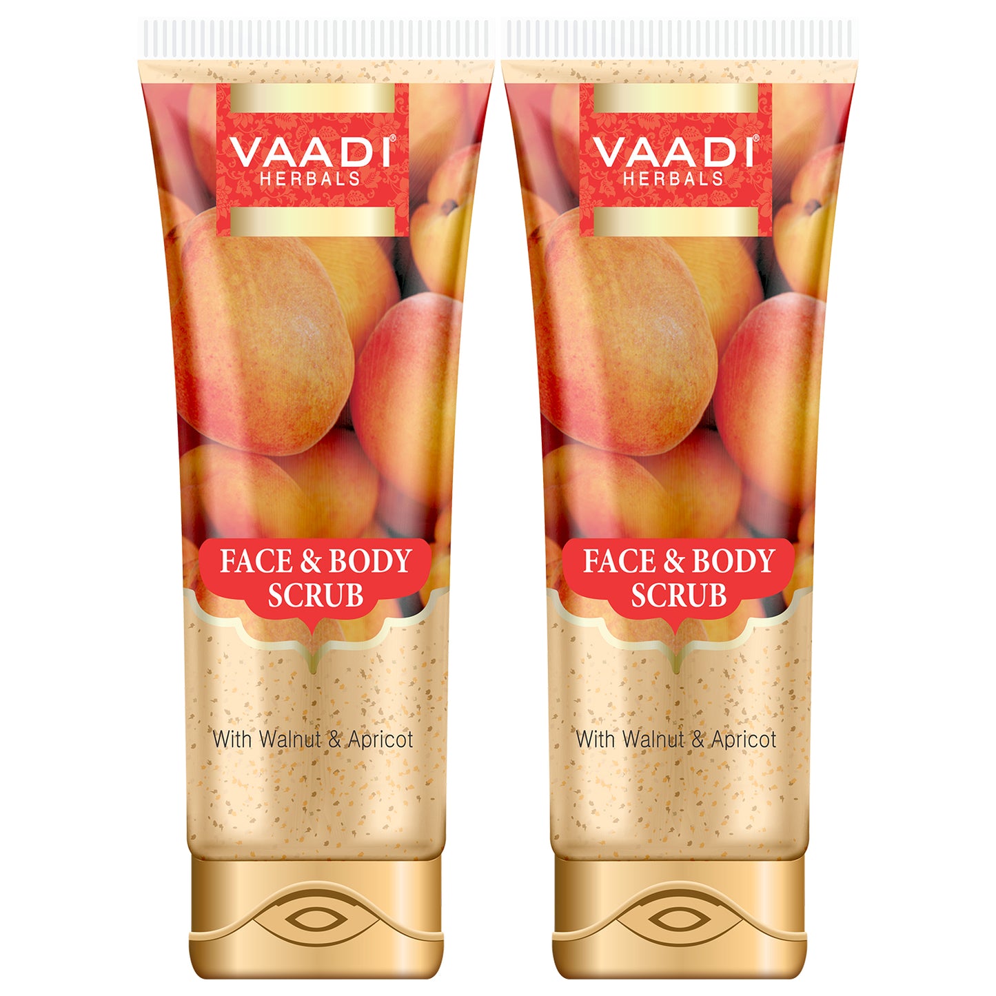 Pack of 2 Face & Body Scrub with Walnut & Apricot (110gms x 2)