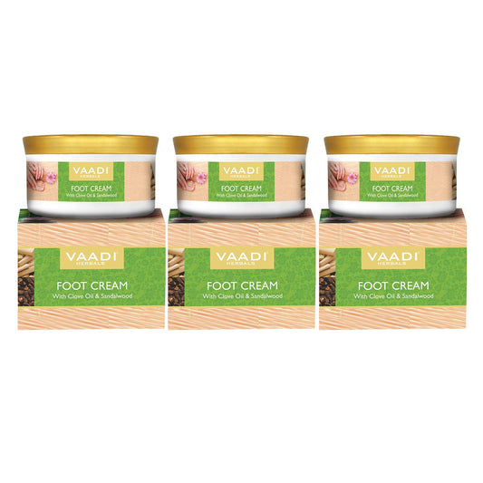 Pack of 3 Foot Cream - Clove & Sandal Oil (150 gms x 3)
