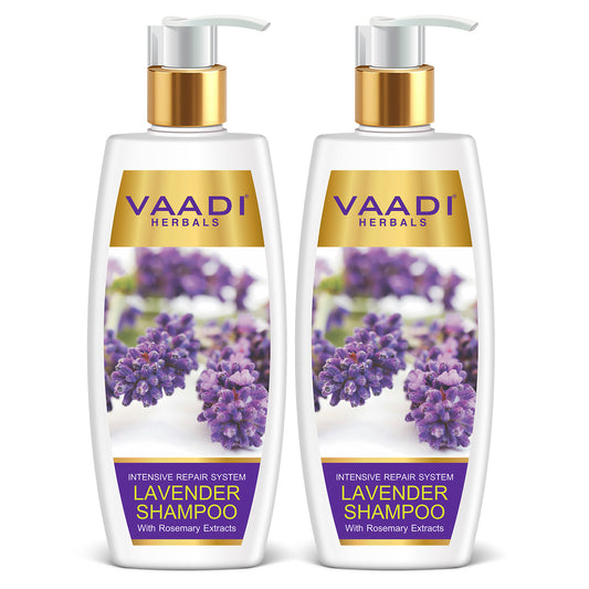 Pack of 2 Lavender Shampoo with Rosemary Extract ( 350 ml X 2)
