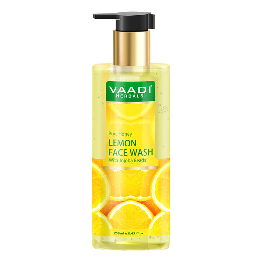 Honey Lemon Face Wash with Jojoba Beads (250 ml)