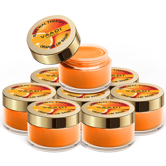 Pack of 8 Lip Balm - Orange & Shea Butter (6 gms x 8)