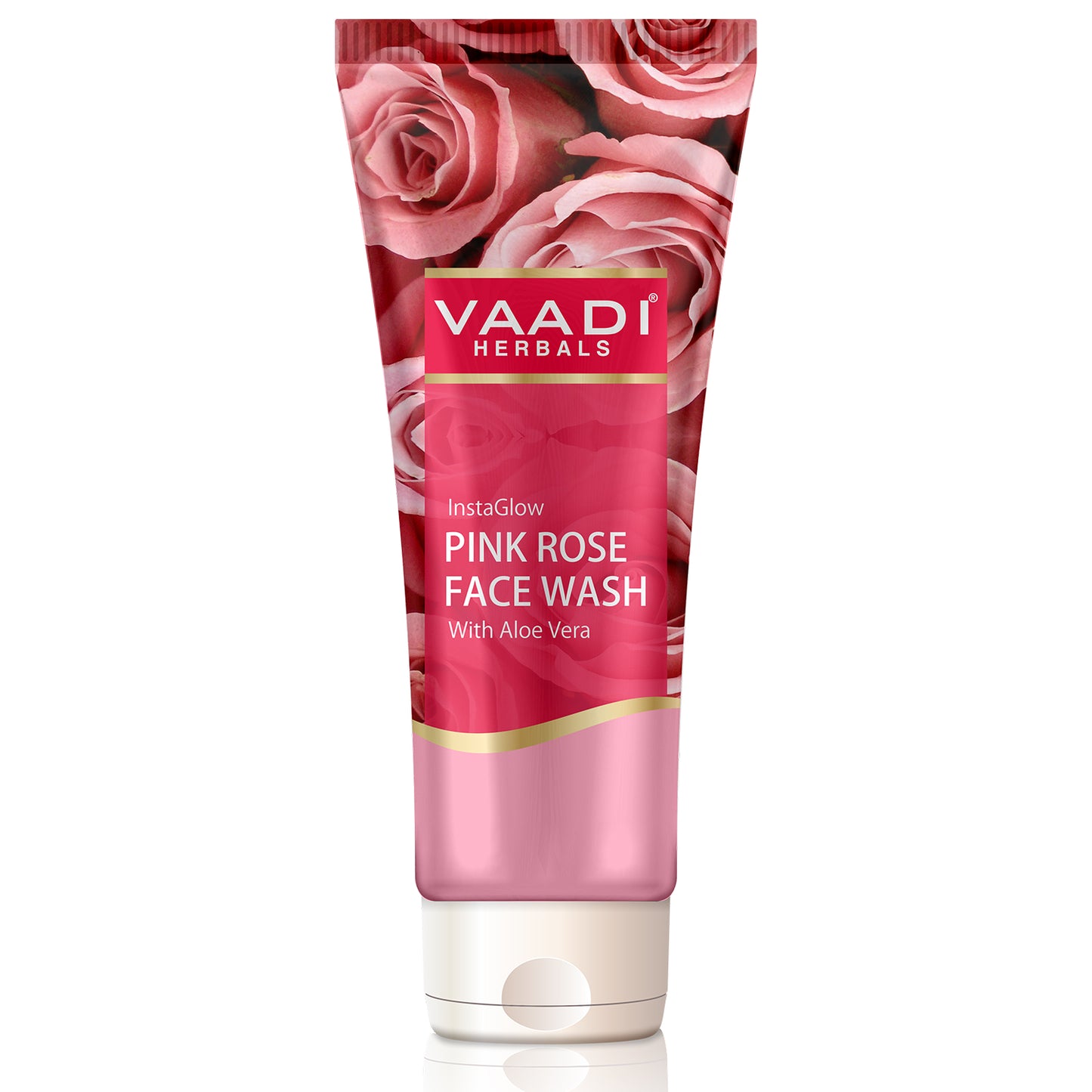 Insta Glow Pink Rose Face wash with Aloe vera extract ( 60 ml)