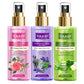 Pack of 3 Skin Toners - Rose Water, Lavender Water and Aloe Vera & Cucumber Mist - 100% Natural & Pure (250 ml x 3)