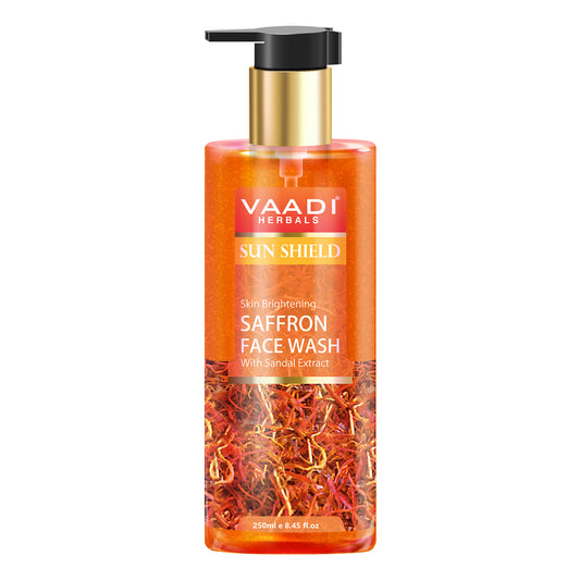 Skin Whitening Saffron Face Wash With Sandal Extract (250 ml)