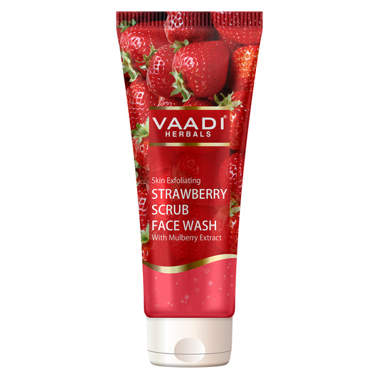 Strawberry Scrub Face Wash With Mulberry Extract (60 ml)