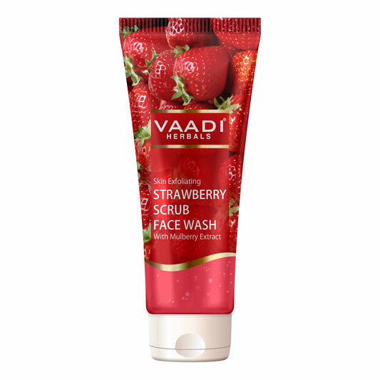 Strawberry Scrub Face Wash With Mulberry Extract (60 ml)