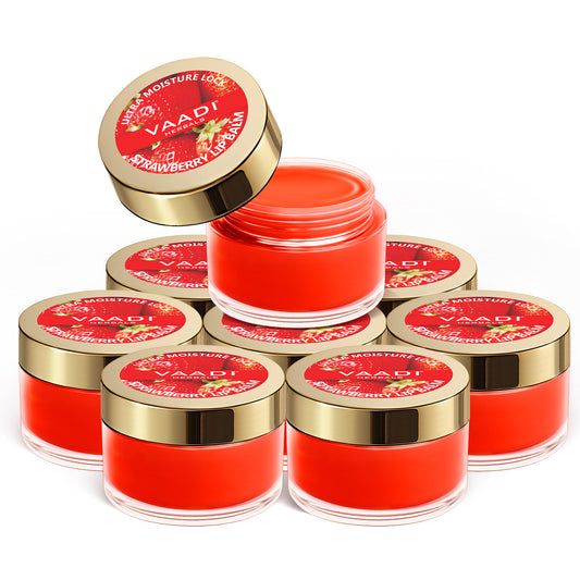 Nourishing Strawberry and Honey Lip Balm (8 x 6 gms)