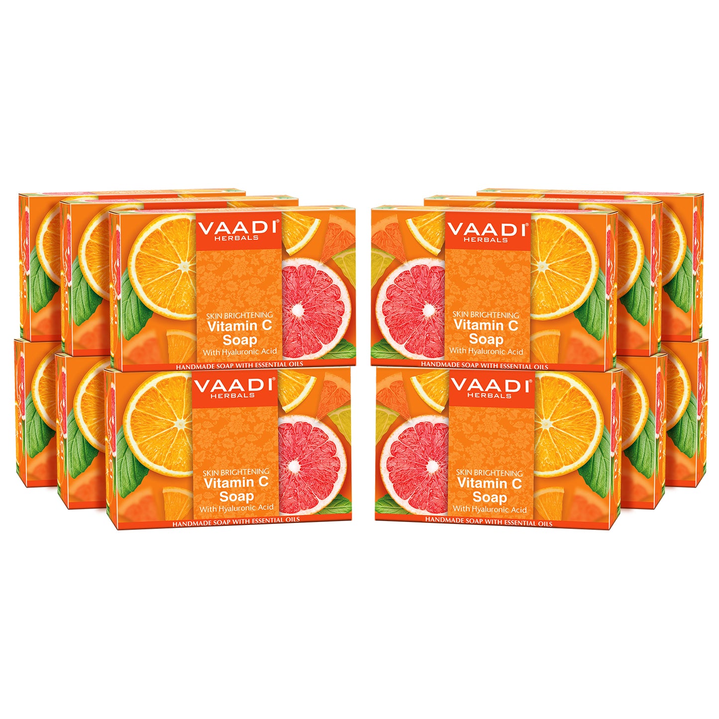 Pack of 12 Vitamin C Soap with Hyaluronic Acid (75 gms X 12)