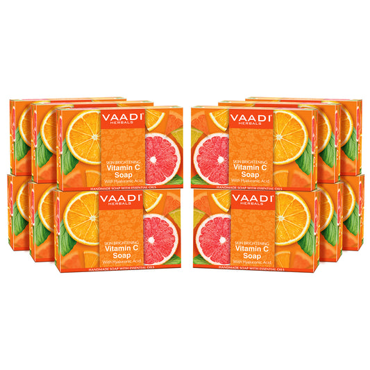 Pack of 12 Vitamin C Soap with Hyaluronic Acid (75 gms X 12)