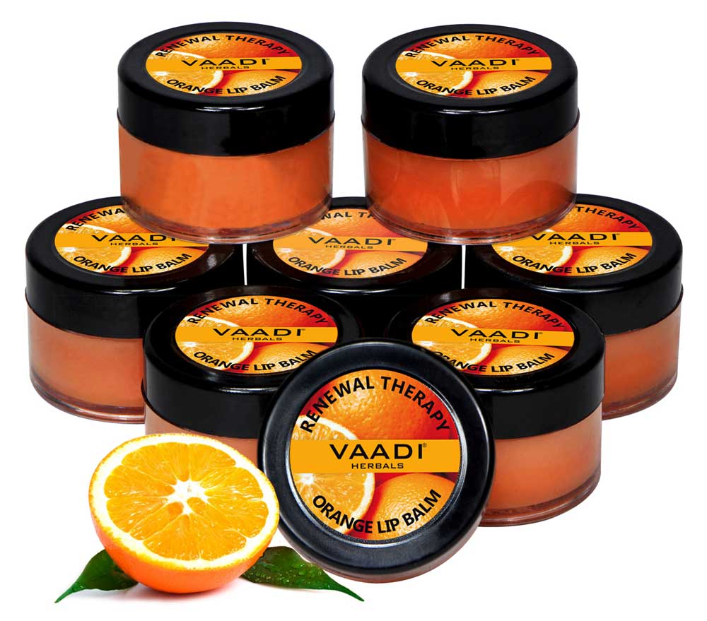 Pack of 8 Lip Balm - Orange & Shea Butter (6 gms x 8)