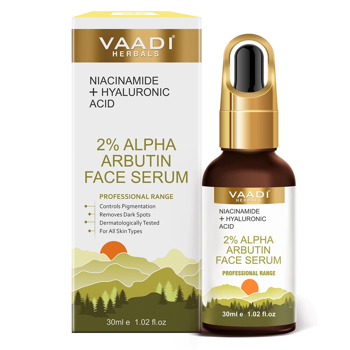 2% Alpha Arbutin Face Serum With Niacinamide & Hyaluronic Acid (30 ml)