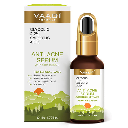 Anti-Acne Serum With Glycolic & 2% Salicylic Acid (30 ml)