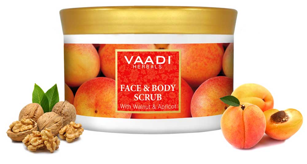 Face And Body Scrub With Walnut And Apricot (500 gms)